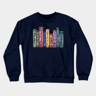 Shakespeare Bookshelf No.1 Crewneck Sweatshirt